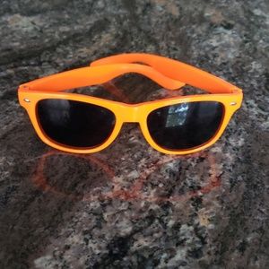 Denver Broncos Orange plastic sunglasses